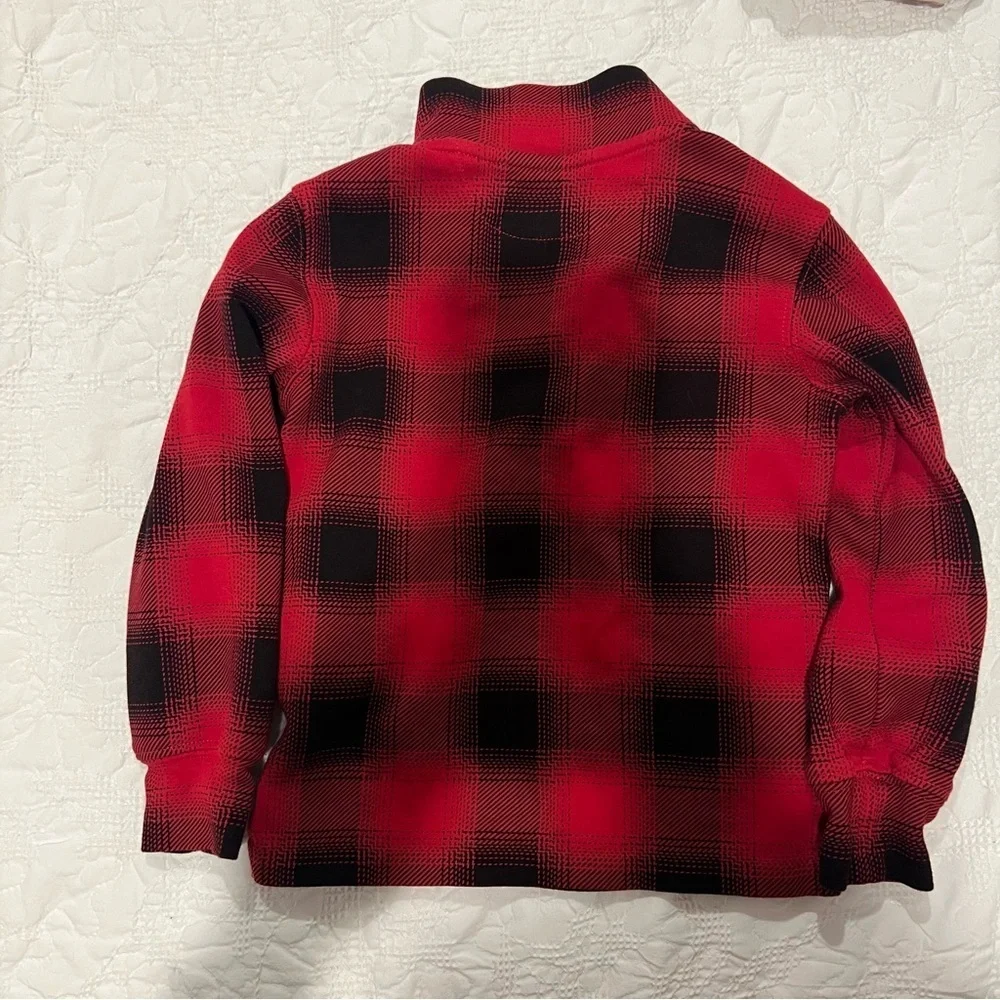 Polo by Ralph Lauren Red and Black Plaid Kids Hoodie